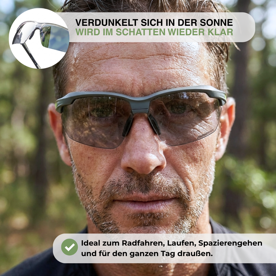 Fotochromatische Sonnenbrille – Sportbrille – UV400
