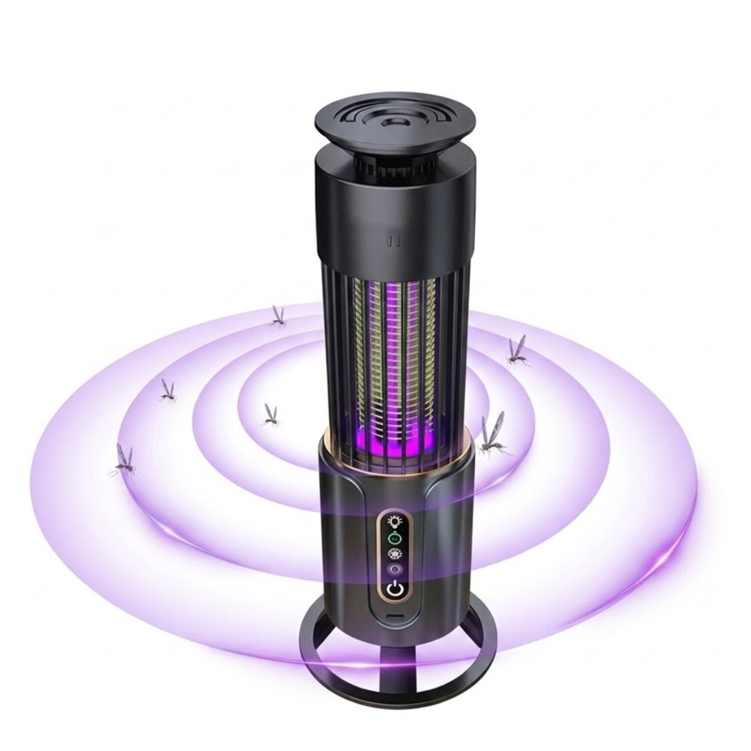 Elektrische UV-Mückenlampe – LED Insektenlampe – Wiederaufladbar – Innen & Außen
