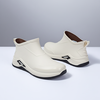 Gummistiefel Herren kurz in Beige – zweite Ansicht des Paares