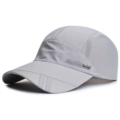 Herren-Sportcap mit Schirm - Schnelltrocknend - Mesh-Panels