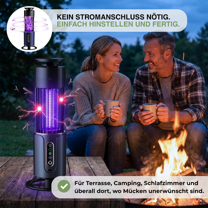 Elektrische UV-Mückenlampe – LED Insektenlampe – Wiederaufladbar – Innen & Außen