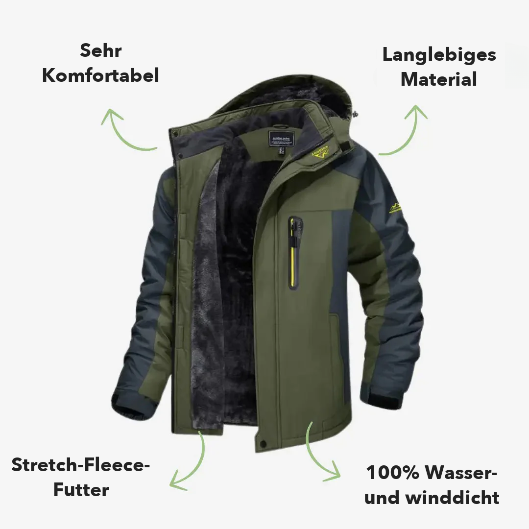 Winterjacke Herren - Wasserdicht & Winddicht - Gefüttert