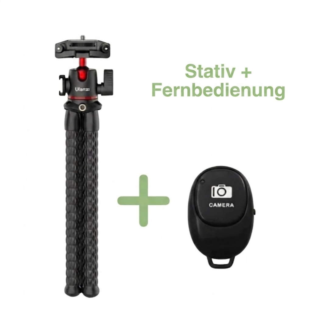 Flexibles Octopus-Stativ – Handy & Kamera – Gorilla-Stativ