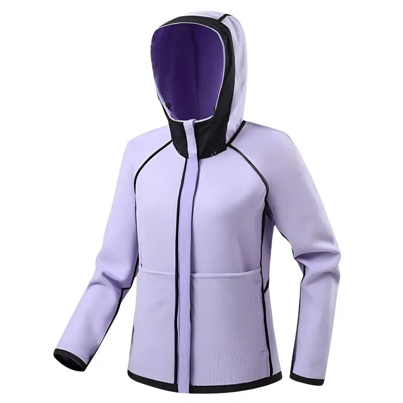 Softshelljacke Damen mit Kapuze - Wasserabweisend - Fleecefutter