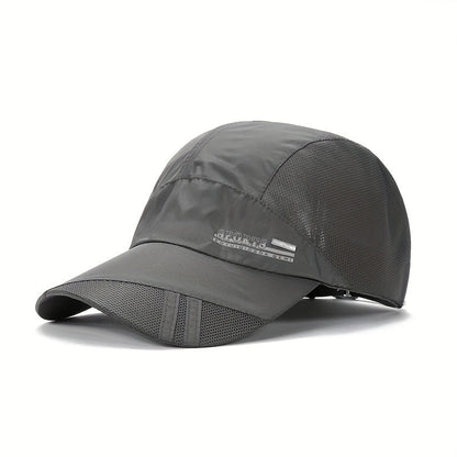 Herren-Sportcap mit Schirm - Schnelltrocknend - Mesh-Panels