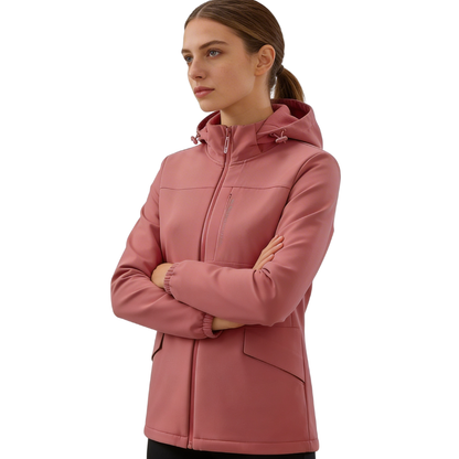 Übergangsjacke Damen Softshell - Fleecefutter - Winddicht