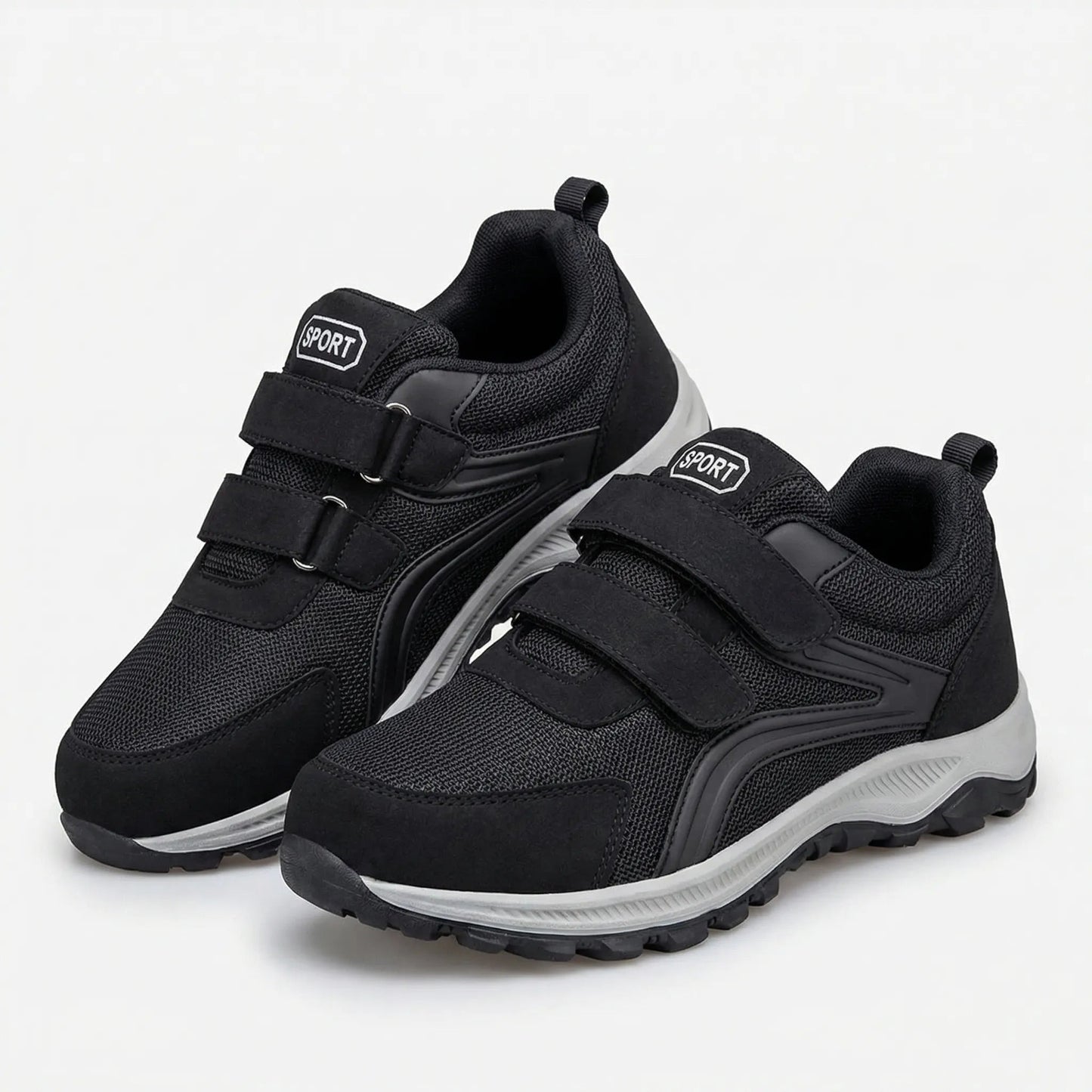 Orthopädische Schuhe Herren - Klettverschluss - Weite Passform