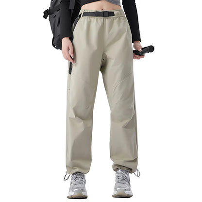 Wanderhose Damen - Wasserabweisend - Mit Gürtel und Saumkordel