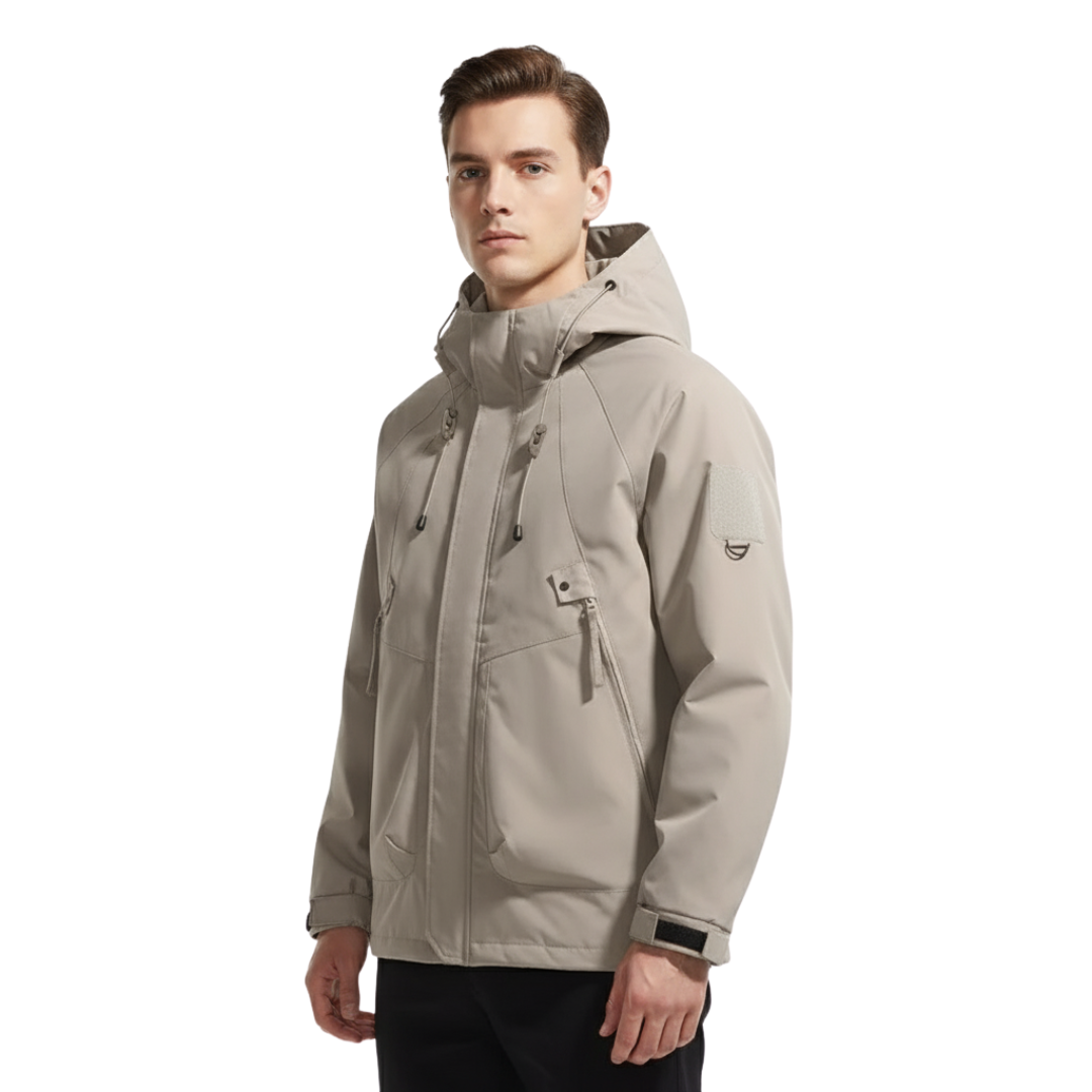 Windbreaker Unisex Wasserdicht - Übergangsjacke mit Kapuze, 5 Farben