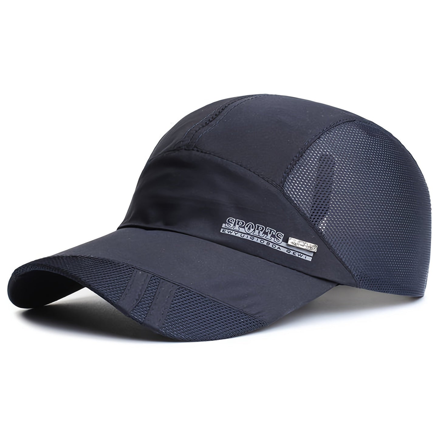 Herren-Sportcap mit Schirm - Schnelltrocknend - Mesh-Panels