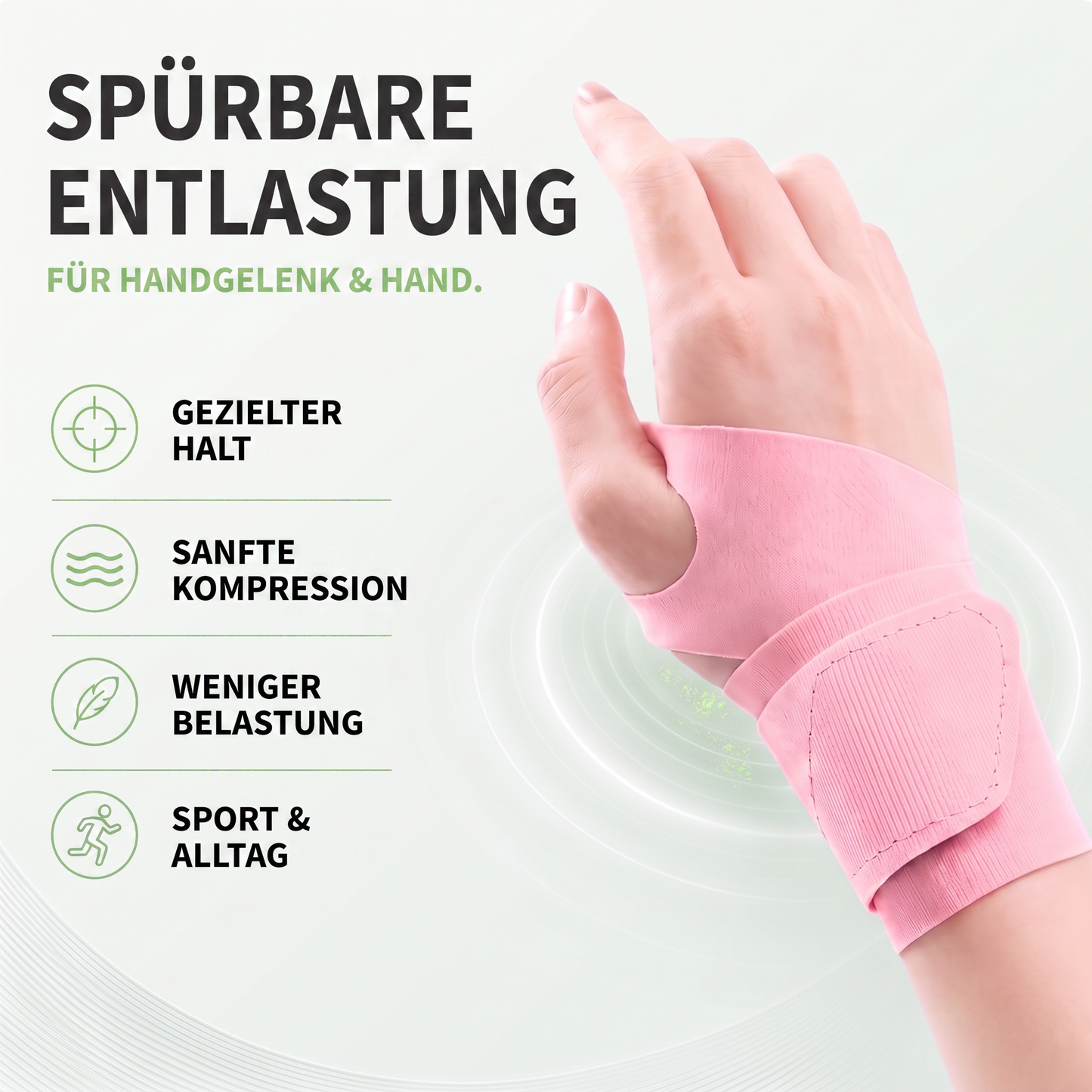 handgelenkbandage - Infografik