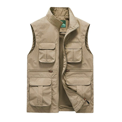 Multi-Pocket Bodywarmer – Schnelltrocknend Outdoor – Leichte Weste