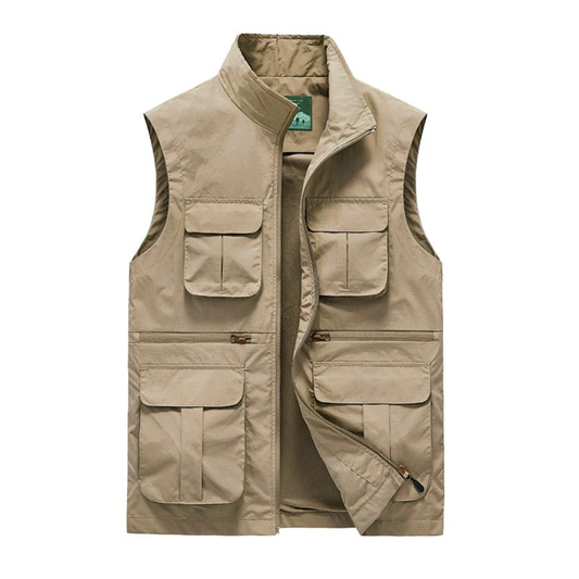 Multi-Pocket Bodywarmer – Schnelltrocknend Outdoor – Leichte Weste
