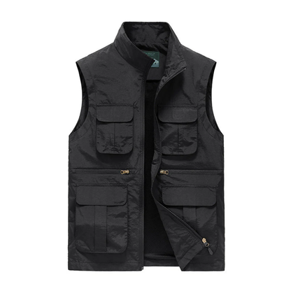 Multi-Pocket Bodywarmer – Schnelltrocknend Outdoor – Leichte Weste