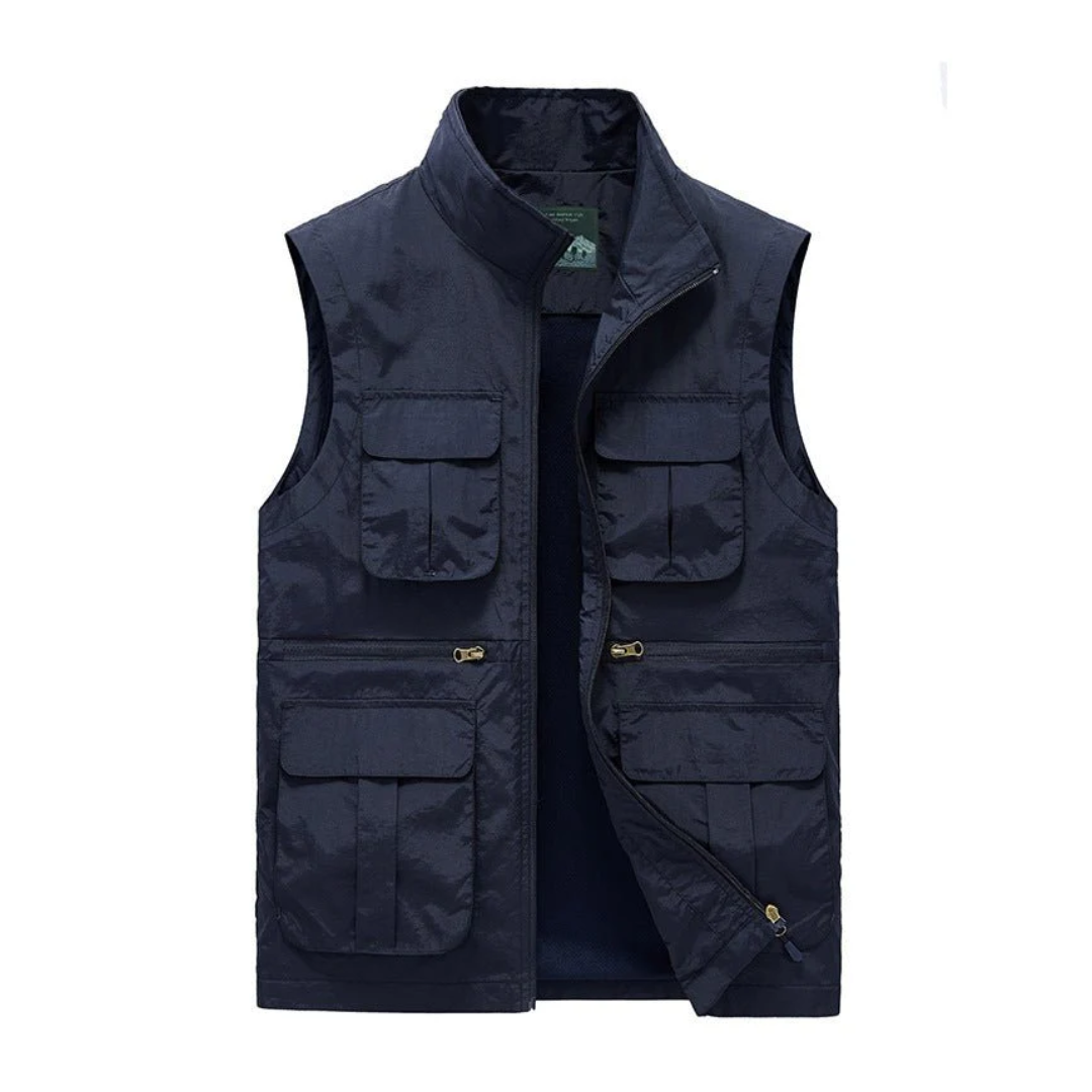 Multi-Pocket Bodywarmer – Schnelltrocknend Outdoor – Leichte Weste