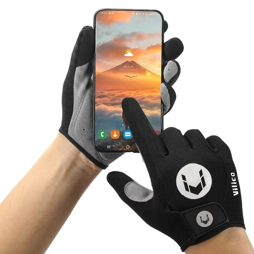 Fahrradhandschuhe – Touchscreen-Finger – Rutschfest