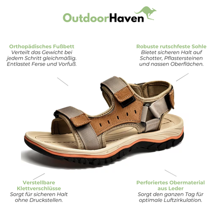 Orthopädische Herren-Sandalen – Fußgewölbeunterstützung & Rutschfeste Sohle
