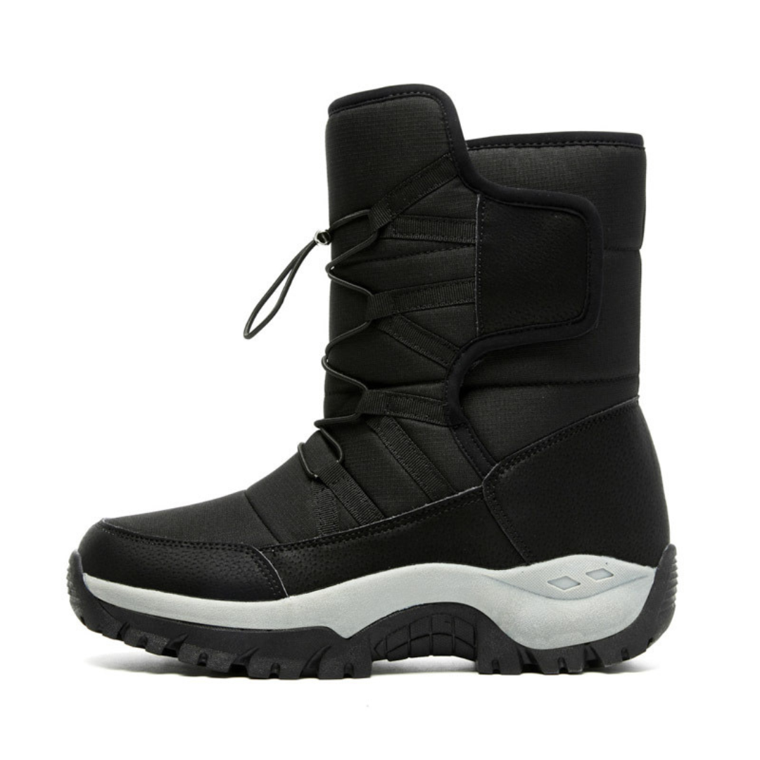 Winterstiefel Damen Wasserdicht mit Warmfutter Plateausohle