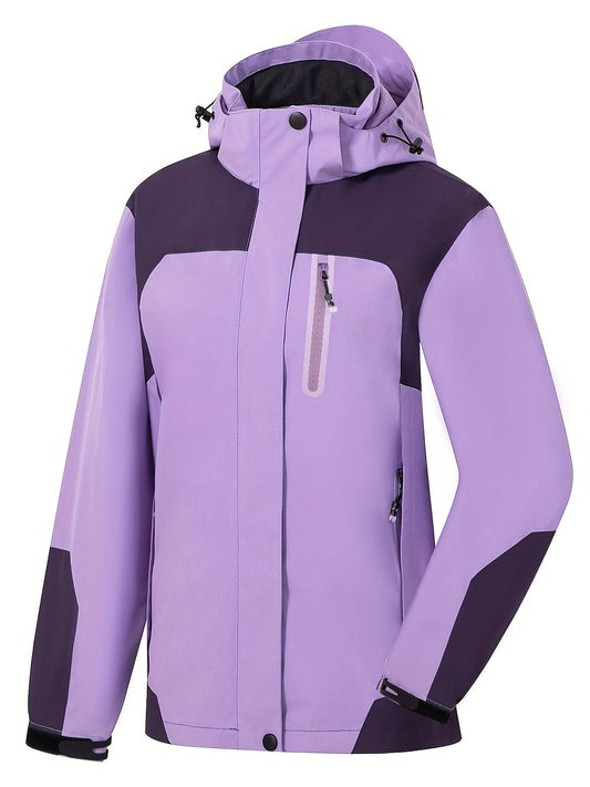 Regenjacke Damen Wasserdicht 5.000 mm - Funktionsjacke mit Kapuze
