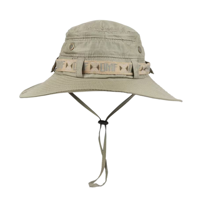 Herren Sonnenhut – Breite Krempe – Verstellbares Kinnband