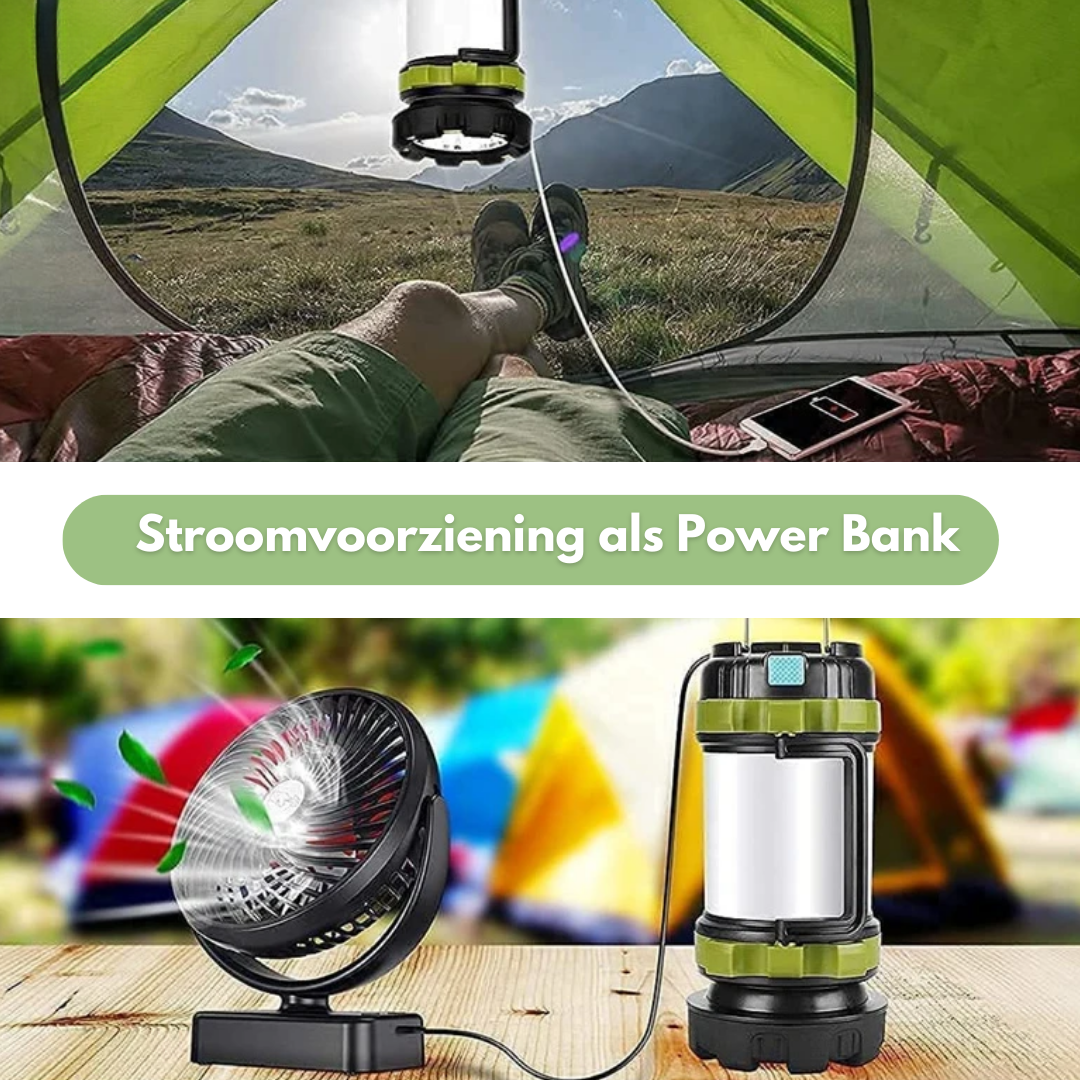 Campinglantaarn - 3-in-1  - LED - OutdoorHavenNL