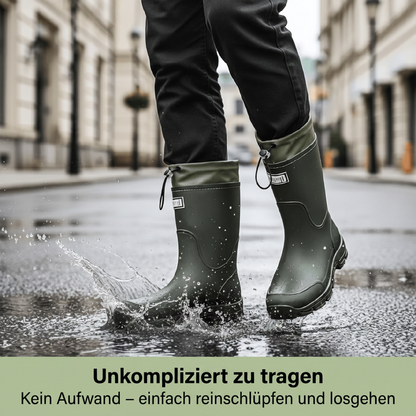 Gummistiefel Damen & Herren - Wasserdicht - Verstellbarer Schaft