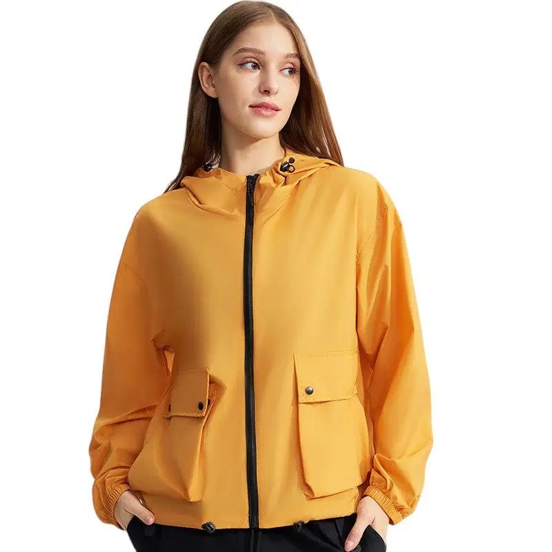 Leichte Sommerjacke Damen - UV-Schutz UPF 50+ - Mit Kapuze