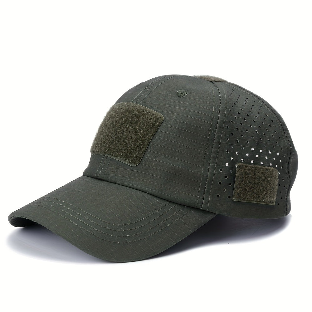 Herren-Camouflage-Tactical-Cap - Atmungsaktiv - Brillenhalter
