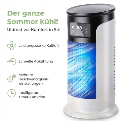 Tragbarer Luftkühler - Mobile Klimaanlage - Ventilator - Kühlung für heiße Sommertage
