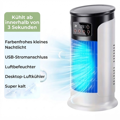 Tragbarer Luftkühler - Mobile Klimaanlage - Ventilator - Kühlung für heiße Sommertage