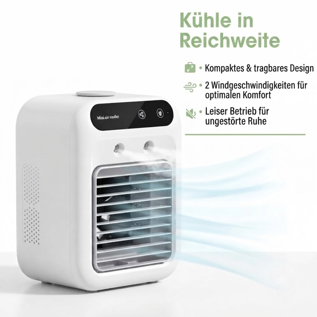 Desktop Luftkühler -  Mobile Klimaanlage - Luftkühler für heiße Sommertage
