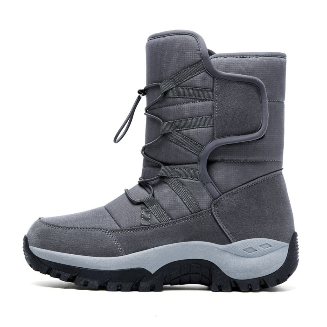 Winterstiefel Damen Wasserdicht mit Warmfutter Plateausohle