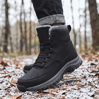 Winterstiefel Herren schwarz High-Top
