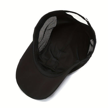 Herren-Sportcap mit Schirm - Schnelltrocknend - Mesh-Panels