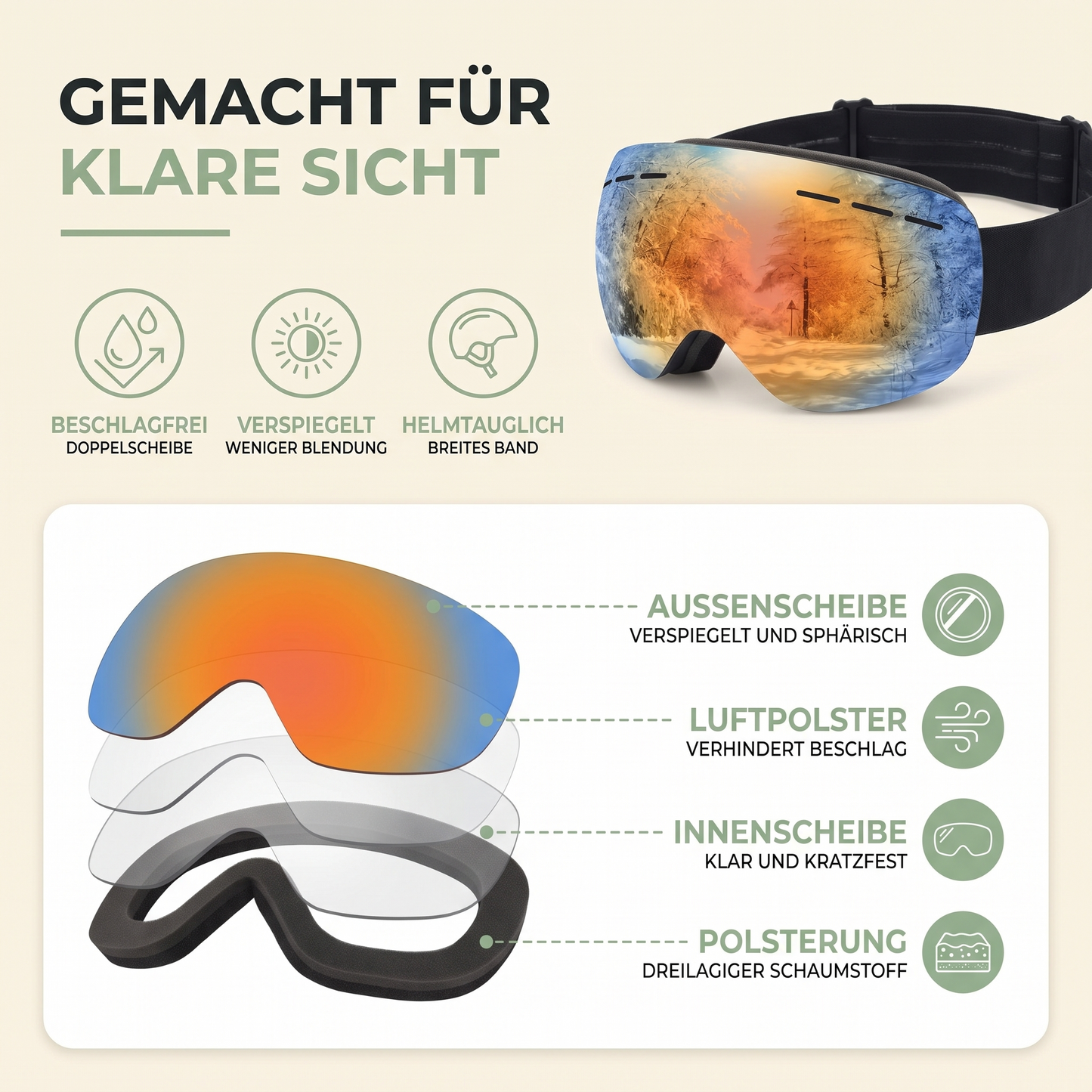 Snowboardbrille