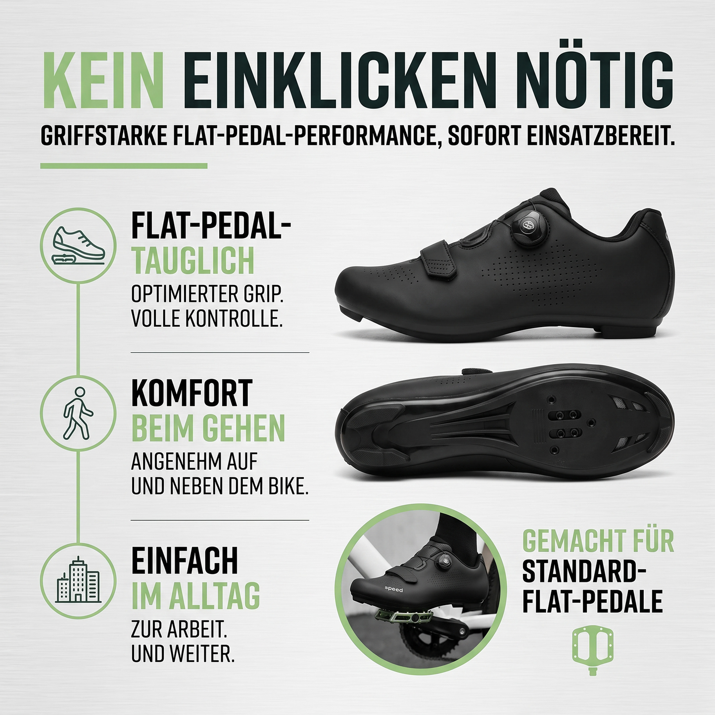fahrradschuhe - Infografik