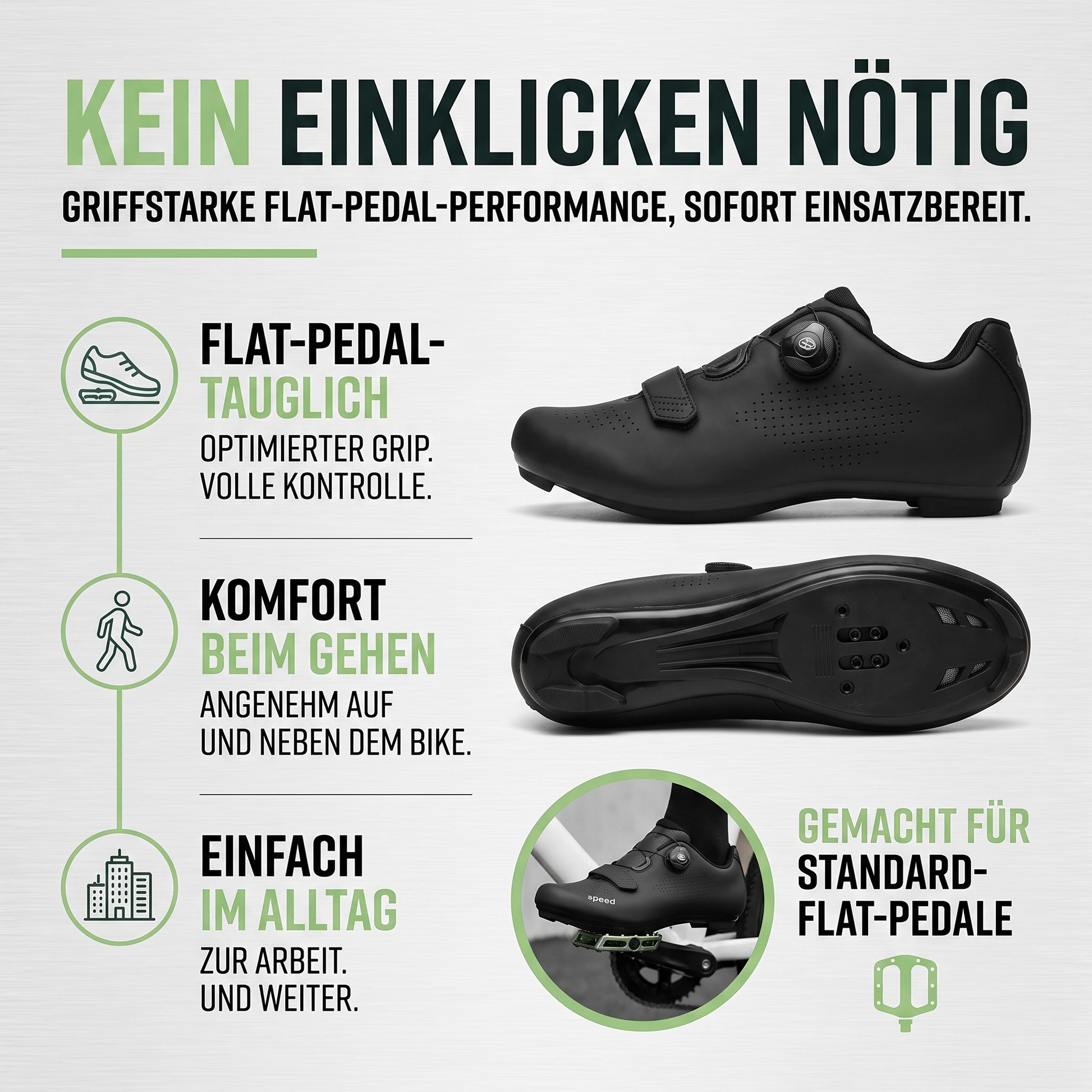 fahrradschuhe - Infografik