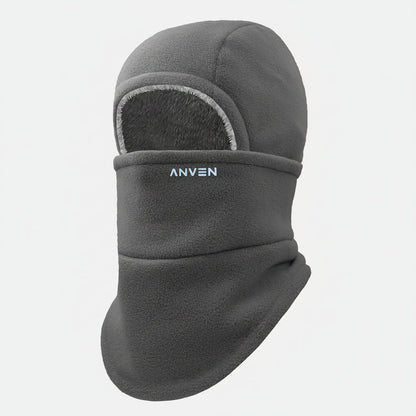 Fleece Sturmhaube Winter - Winddicht mit Nackenschutz - Zwei Tragevarianten