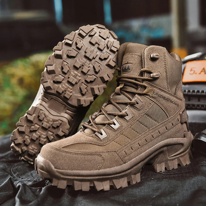 Wanderstiefel Herren im Tactical-Look - Seitenreißverschluss