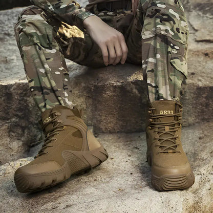 Militärstiefel Herren Leicht - Knöchelstütze - Grobstollenprofil