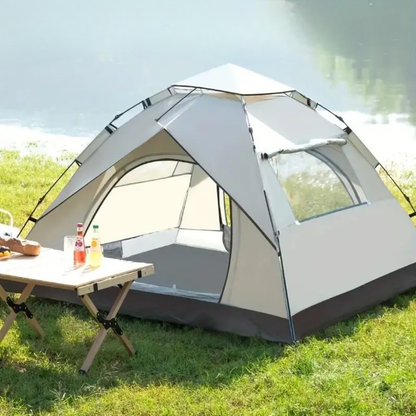 3-Sekunden-Zelt – Camping