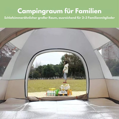 3-Sekunden-Zelt – Camping