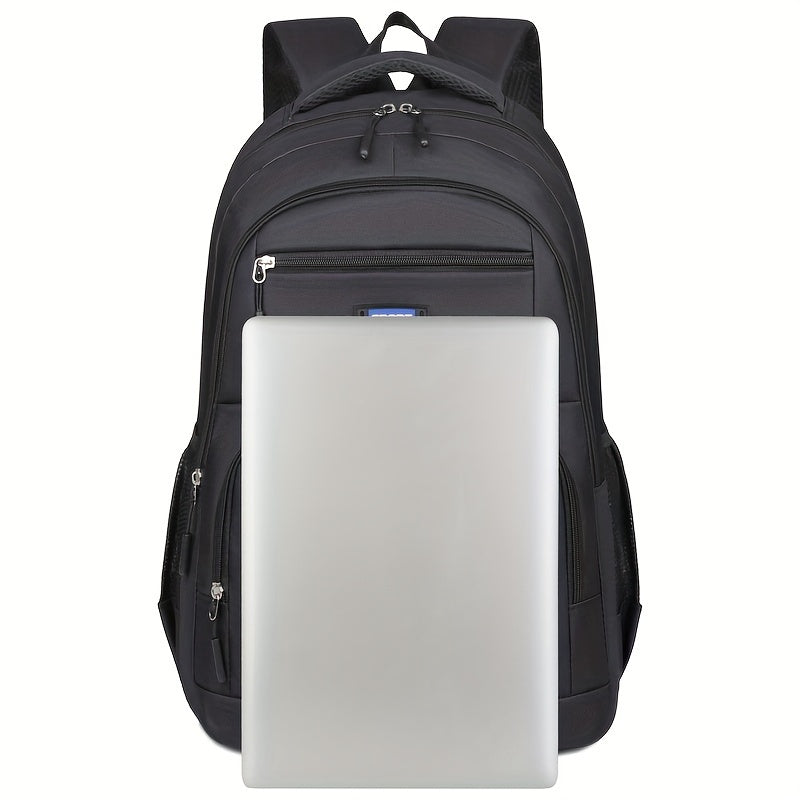 Schulrucksack für Herren - mehrere Fächer - Netzrücken