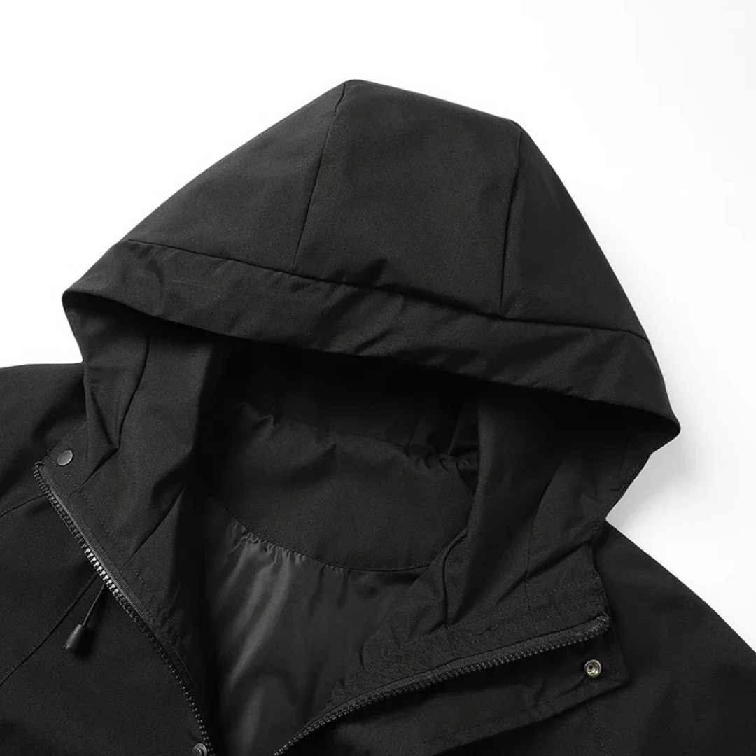 Windbreaker Unisex Wasserdicht - Übergangsjacke mit Kapuze, 5 Farben