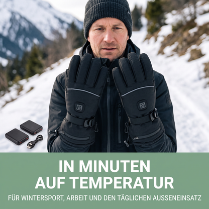 Beheizte Handschuhe mit 3 Heizstufen und Akku