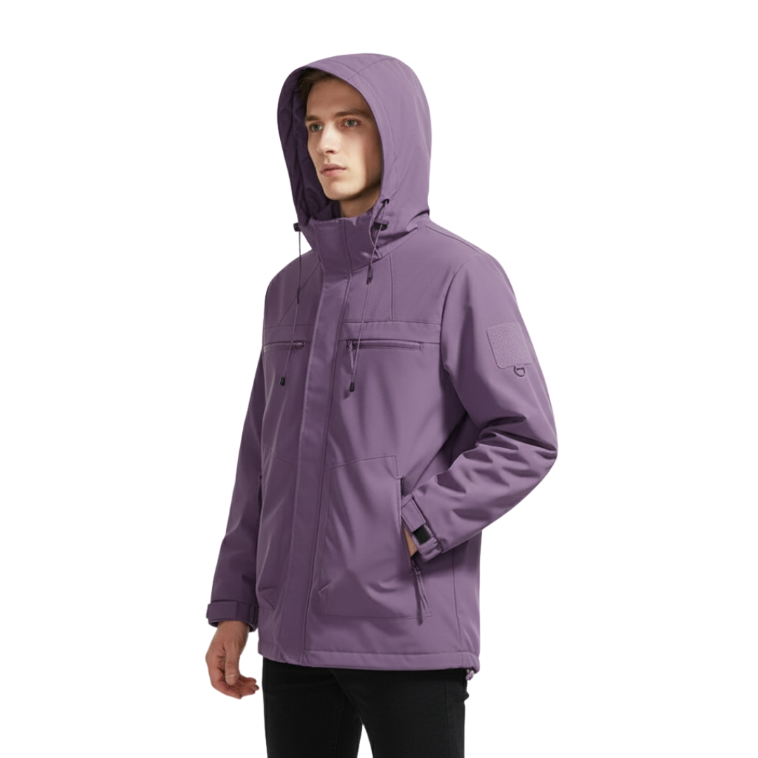 Windbreaker Unisex Wasserdicht - Übergangsjacke mit Kapuze, 5 Farben
