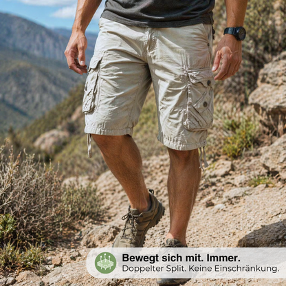 Herren Cargo Shorts – Multi-Pocket – Taktisch & Atmungsaktiv