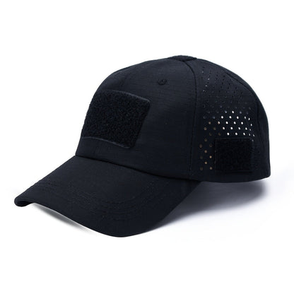 Herren-Camouflage-Tactical-Cap - Atmungsaktiv - Brillenhalter