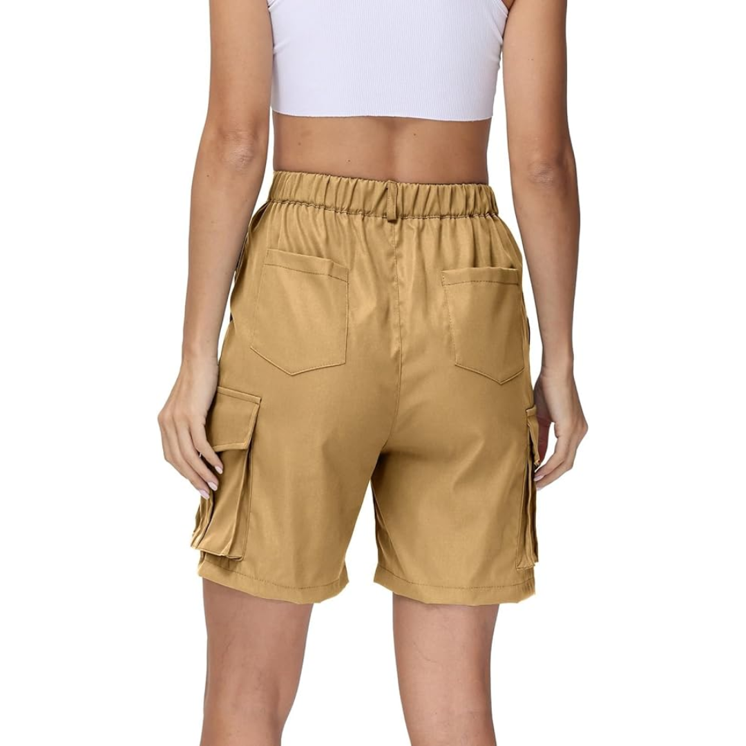 Damen Wandershorts – Multi-Pocket Cargo – Schnelltrocknend