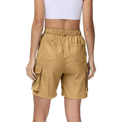 Damen Wandershorts – Multi-Pocket Cargo – Schnelltrocknend